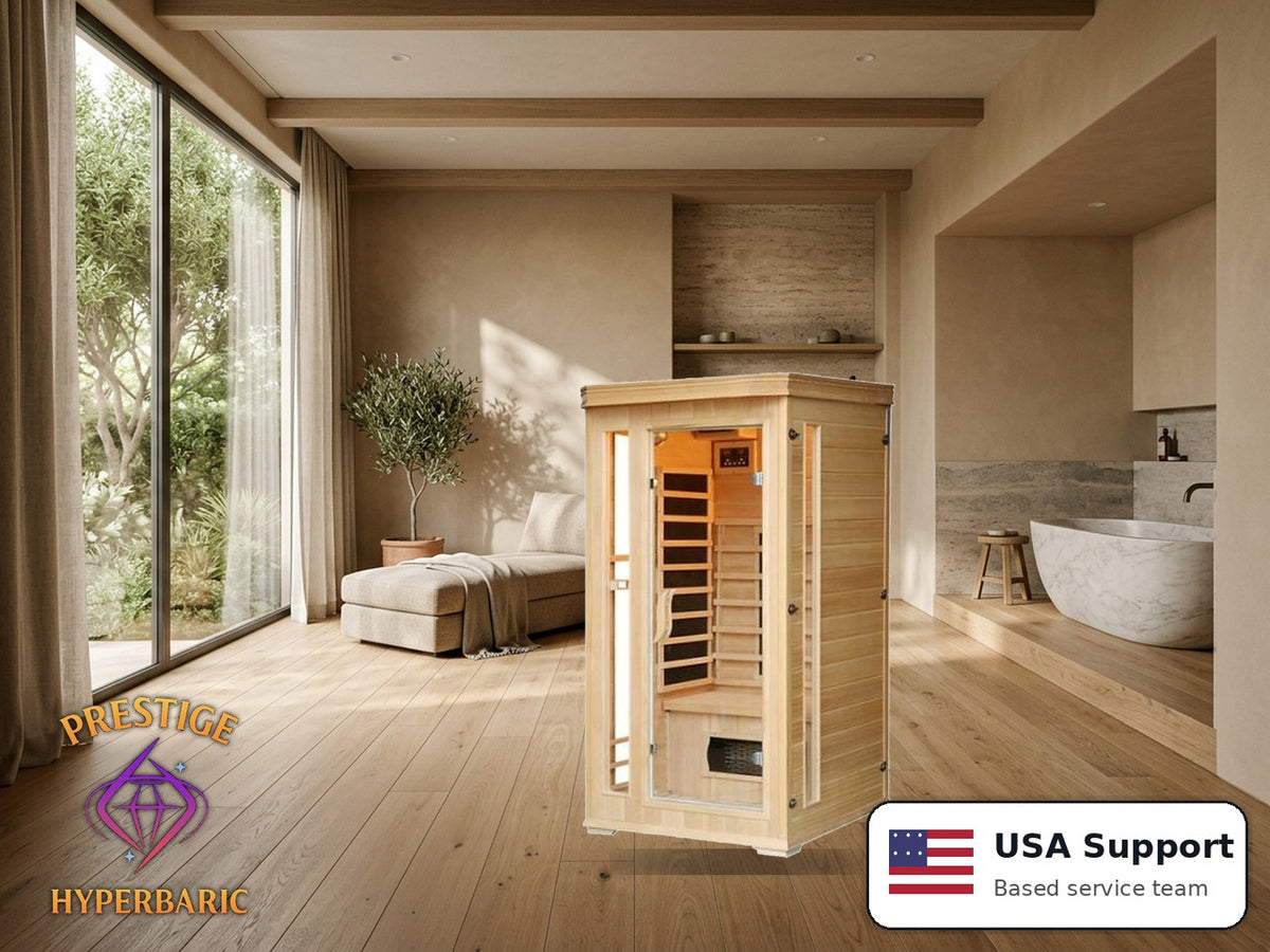 Prestige Wellness Hybrid Heat Solo Sauna