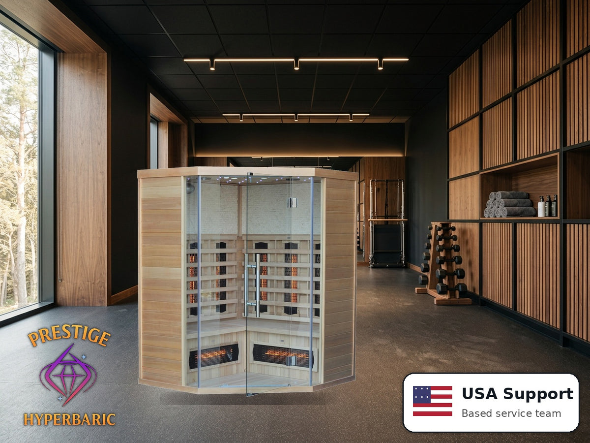 Prestige Wellness Mosaic Light Trio Corner Sauna