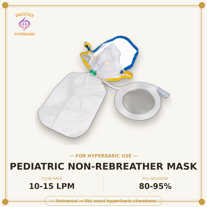 Small-Fit Oxygen Mask — For Hyperbaric Chamber Use (Youth Size)